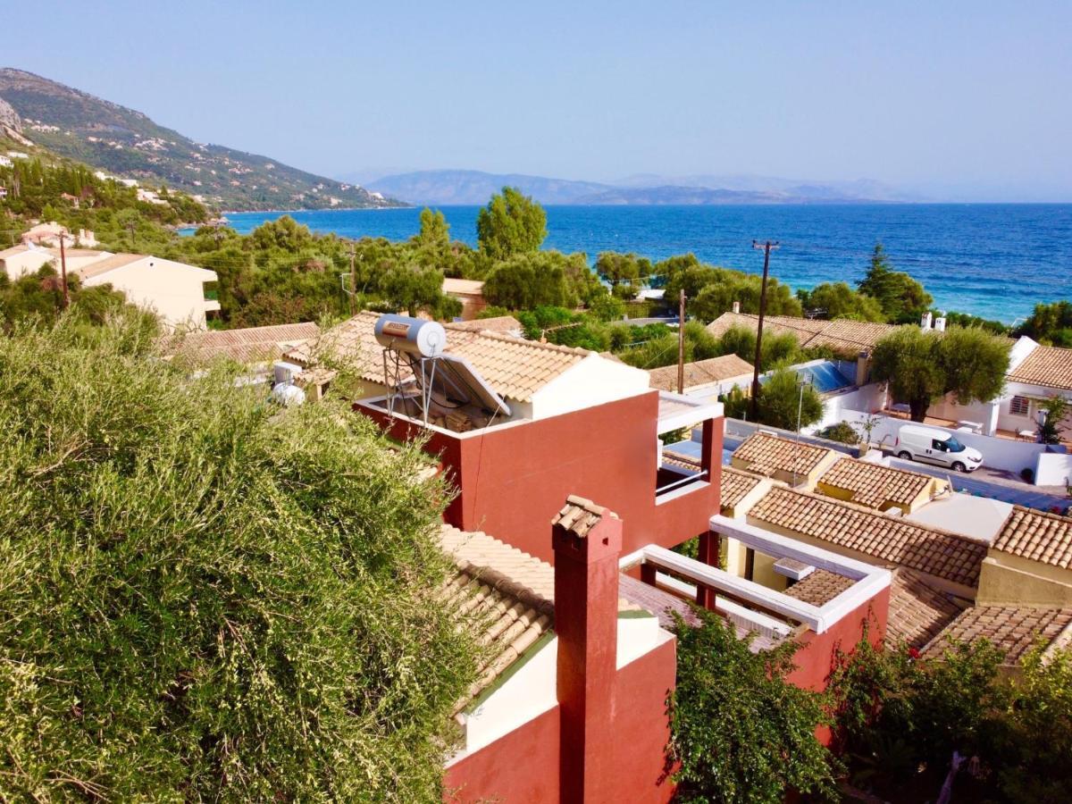Barbati Beach Minivillas With Pool By Dadovillas Kültér fotó